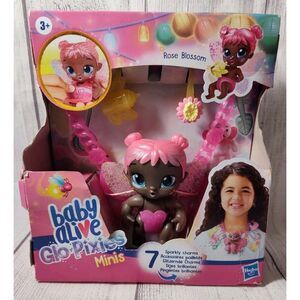 Baby Alive Glo Pixies Minis Carry ‘n Care Baby Doll Rose Blossom NEW in box